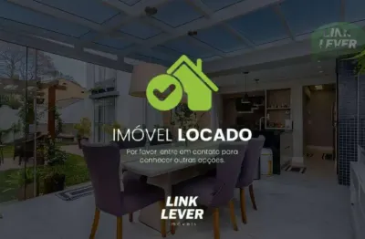 Apartamento duplex com 4 dormitórios para alugar, 170 m² por r$ 7.731,00/mês - bacacheri - curitiba/pr