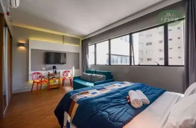 Studio com 1 dormitório à venda, 35 m² por r$ 563.900,00 - batel - curitiba/pr