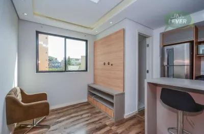 Apartamento com 1 dormitório para alugar, 37 m² por r$ 2.498,00/mês - cabral - curitiba/pr