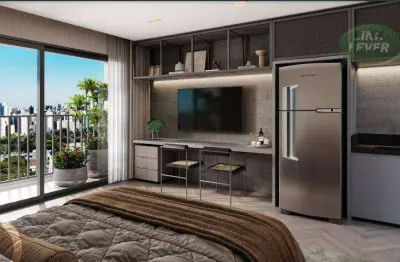 Studio com 1 dormitório à venda, 25 m² por r$ 292.288,85 - jardim botânico - curitiba/pr