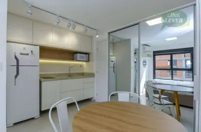 Studio com 1 dormitório para alugar, 20 m² por r$ 2.324,00/mês - bacacheri - curitiba/pr