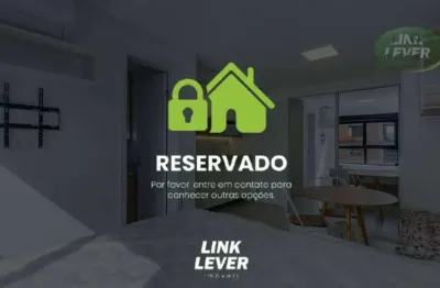 Studio com 1 dormitório para alugar, 20 m² por r$ 2.374,00/mês - bacacheri - curitiba/pr