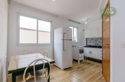 Apartamento com 1 dormitório para alugar, 32 m² por r$ 1.984,54/mês - bacacheri - curitiba/pr