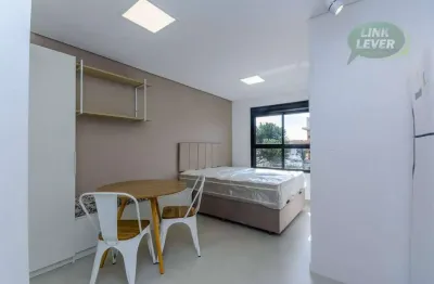 Apartamento com 1 dormitório para alugar, 20 m² por r$ 2.326/mês - bacacheri - curitiba/pr