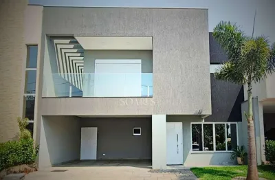 Casa em condomínio para venda em londrina, ideal, 4 dormitórios, 4 suítes, 5 banheiros, 2 vagas