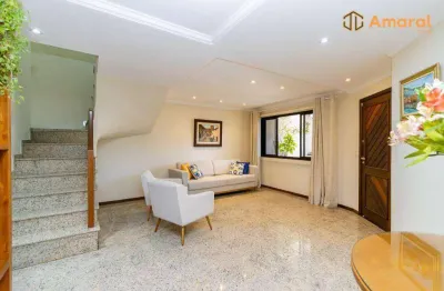 Sobrado com 4 dormitórios à venda, 330 m² por r$ 1.495.000,00 - agua verde - curitiba/pr