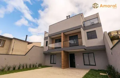 Sobrado com 3 dormitórios para alugar, 126 m² por r$ 4.013,71/mês - capão da imbuia - curitiba/pr