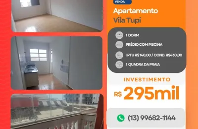 Apartamento  à venda na vila tupi! oportunidade! prédio com piscina