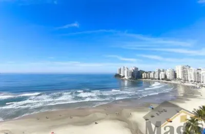 Excelente apartamento frente mar à venda na praia das astúrias - ref.: 6046