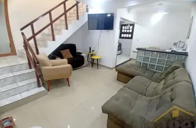 Sobrado geminado em condomínio à venda na praia do tombo - ref: 6241