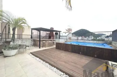 Cobertura penthouse com área gourmet e piscina à venda na praia da enseada - ref.: 6265