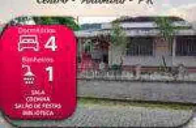 108 residência espaçosa de alvenaria no centro - antonina pr