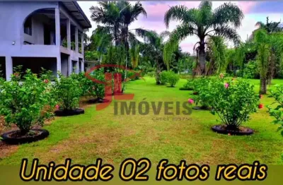 Oportunidade!!! belíssima chácara com triplex e acesso ao ri