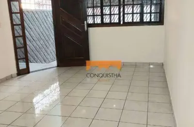 Sobrado com 3 dormitórios à venda, 169 m² por r$ 689.000,00 - vila valparaíso - santo andré/sp