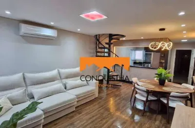 Apartamento duplex com 3 dormitórios à venda, 307 m² por r$ 1.950.000 - rudge ramos - são bernardo do campo/sp