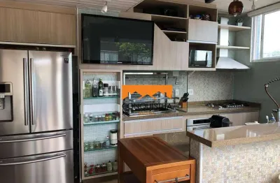 Cobertura com 3 suites e 4 vagas de garagem à venda, 212 m² por r$ 1.600.000 - vila dayse - são bernardo do campo/sp