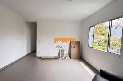 Apartamento com 2 dormitórios para alugar, 60 m² por r$ 2.354,81/mês - vila valparaíso - santo andré/sp