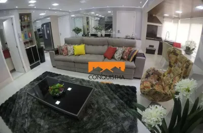 Apartamento com 3 dormitórios à venda, 128 m² por r$ 1.400.000,00 - centro - santo andré/sp