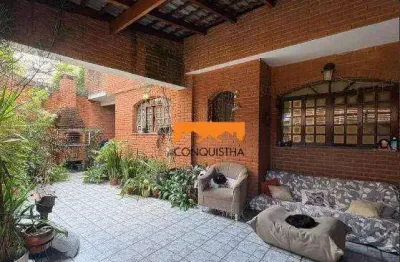 Sobrado com 3 dormitórios à venda, 152 m² - jardim hollywood - são bernardo do campo/sp