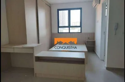 Studio com 1 dormitório para alugar, 24 m² por r$ 2.962,05/mês - centro - são bernardo do campo/sp
