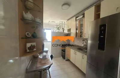 Apartamento com 2 dormitórios, sendo 1 suíte à venda, 75 m² por r$ 542.000 - fundação - são caetano do sul/sp