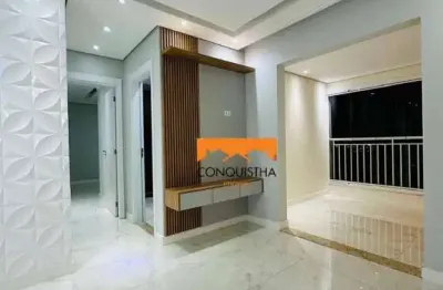 Apartamento com 2 dormitórios para alugar, 62 m² por R$ 3.971,50/mês - Jardim Paramount - São Bernardo do Campo/SP