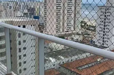 Apartamento frente mar com 3 dormitórios lazer completo em praia grande (sp)