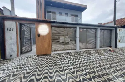 Casa em condomínio fechado com 2 quartos à venda no Balneário Maracanã, Praia Grande 