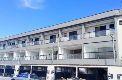 Casa em condomínio fechado com 2 quartos à venda no Balneário Maracanã, Praia Grande 