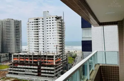 Apartamento na vila tupi, 3 dormitórios sendo 3 suítes com vista mar!