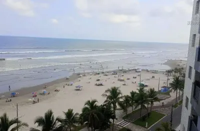 Apartamento com sacada gourmet 2 dormitórios frente mar na praia grande!