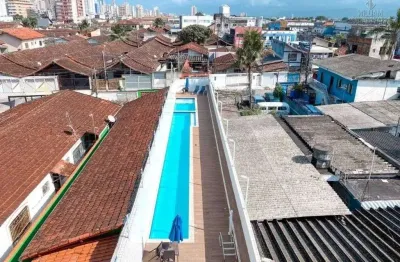 Apartamento na vila tupi, 1 quarto com sacada gourmet, 53m² de área útil.