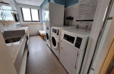 Apartamento 1 dormitório suíte lazer completo no boqueirão santos