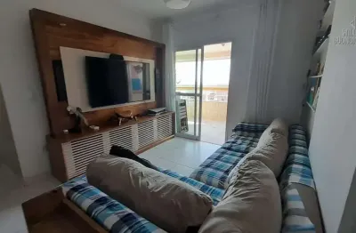 Apto 114 mts, c/ sacada e vista mar, 2 suítes e churrasqueira – ocian pg