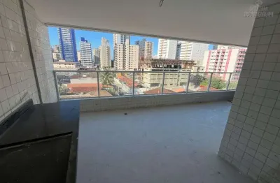 Apto 3 dorms (2 suítes) com varanda gourmet – 400m da praia – lazer completo