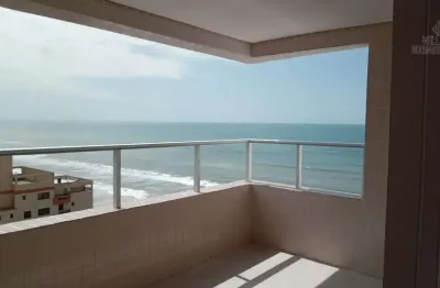 Apartamento frente mar,  2 quartos , 1 suite, centro - mongaguá