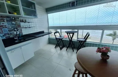 Belíssimo apartamento 2 quartos frente mar na praia em mongaguá!