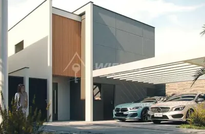 Sobrado novo em condomínio, 3 suítes, 2 vagas., ressacada, itajaí - sc