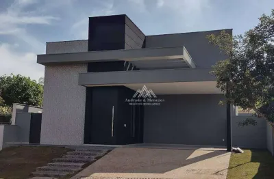 Casa com 3 dormitórios à venda, 250 m² por r$ 2.100.000,00 - residencial e empresarial alphaville - ribeirão preto/sp