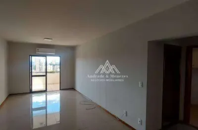 Apartamento com 2 dormitórios para alugar, 107 m² por r$ 2.000/mês - centro - ribeirão preto/sp