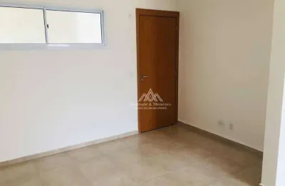 Apartamento com 2 dormitórios para alugar, 43 m² por r$ 800 /mês - jardim das palmeiras - ribeirão preto/sp