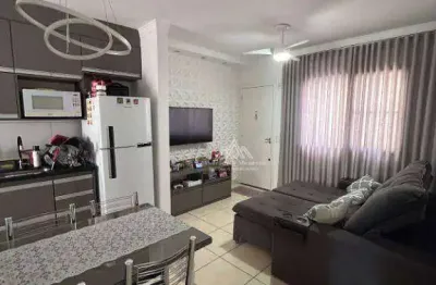 Apartamento com 2 dormitórios à venda, 43 m² por r$ 200.000 - jardim interlagos - ribeirão preto/sp