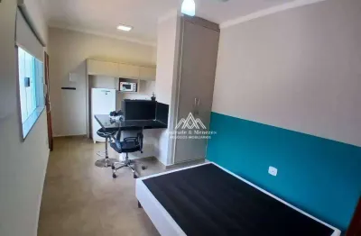 Kitnet com 1 dormitório para alugar, 30 m² por r$ 1.100/mês - vila monte alegre - ribeirão preto/sp