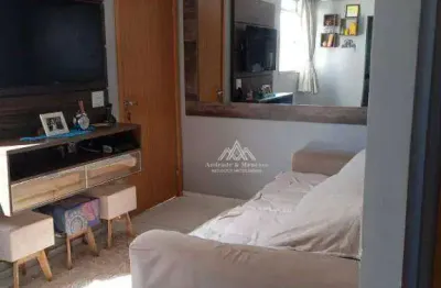 Apartamento com 2 dormitórios à venda, 44 m² por r$ 220.000 - jardim manoel penna - ribeirão preto/sp