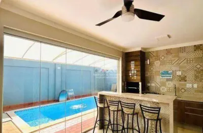 Sobrado com 3 dormitórios para alugar, 204 m² por R$ 5.700/mês - Distrito de Bonfim Paulista - Ribeirão Preto/SP