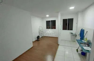 Apartamento com 2 dormitórios para alugar, 43 m² por r$ 1.050/mês - reserva macaúba - ribeirão preto/sp
