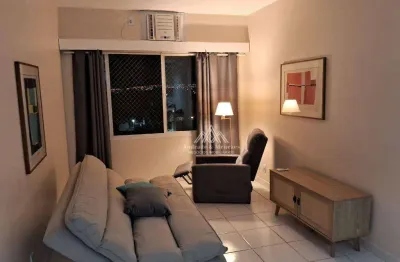 Flat com 1 dormitório para alugar, 45 m² por r$ 3.044,38/mês - centro - ribeirão preto/sp
