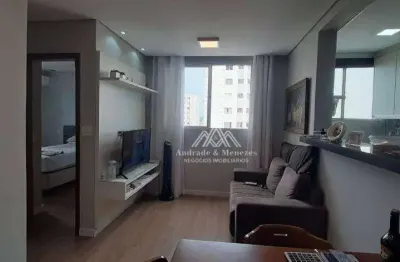 Apartamento com 2 dormitórios à venda, 48 m² por r$ 276.000 - jardim guaporé - ribeirão preto/sp