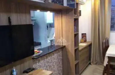 Apartamento com 2 dormitórios à venda, 45 m² por r$ 200.000,00 - residencial jequitibá - ribeirão preto/sp