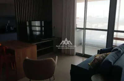 Flat com 1 dormitório para alugar, 50 m² por r$ 3.500/mês - jardim são luiz - ribeirão preto/sp